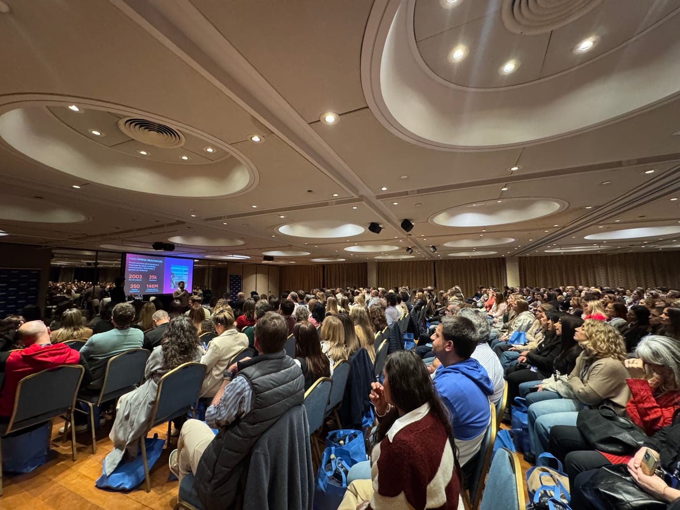 AI training — packed auditorium