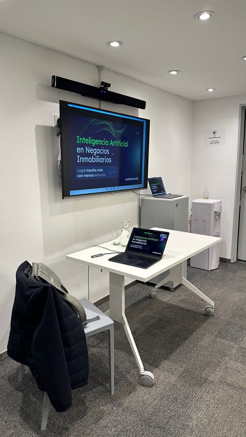 AI training — presentation setup